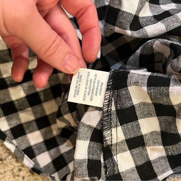 Cotton peplum top - Picture 3 of 3